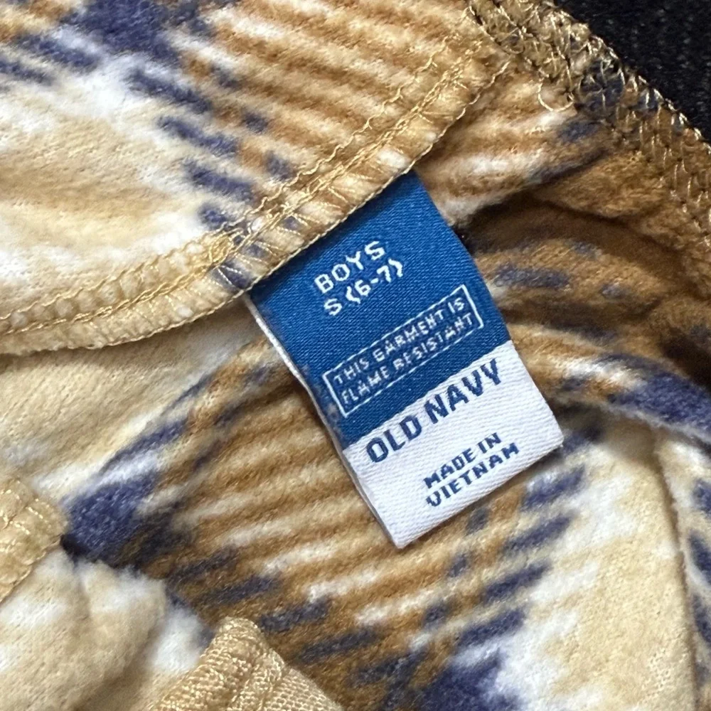 Old Navy Youth Boy Size Small (6-7) Micro Fleece Pajama Joggers Pants